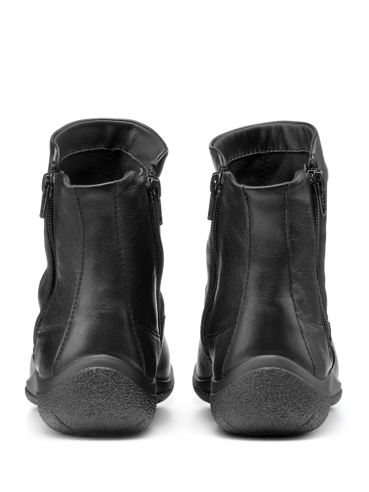 Hotter Black Extra Wide Fit Whisper Zip Boots - Image 4 of 4