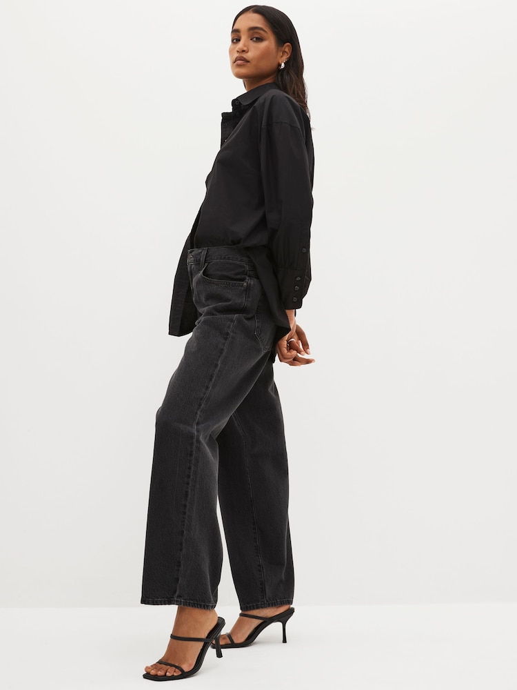 Levi's® Black Baggy Dad Jeans - Image 4 of 5