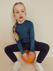 Navy Blue Long Sleeve Base Layer (3-16yrs) - Image 3 of 6
