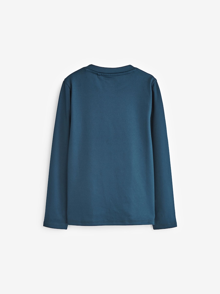 Navy Blue Long Sleeve Base Layer (3-16yrs) - Image 6 of 6