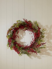 Bayswood Green Wreath 50cm - Image 1 of 4
