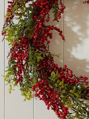 Bayswood Green Wreath 50cm - Image 4 of 4