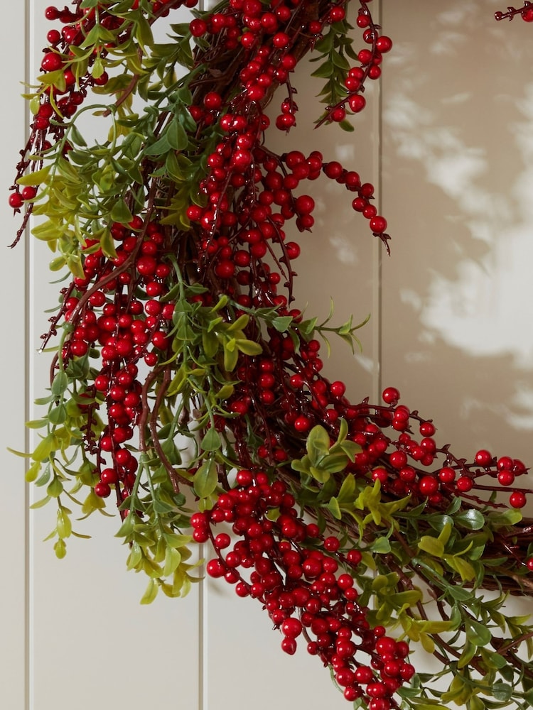 Bayswood Green Wreath 50cm - Image 4 of 4