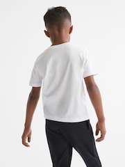 Reiss White Bless 3-9 yrs Crew Neck T-Shirt - Image 4 of 7