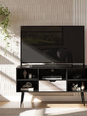 Dorel Home Black Europe Copley TV Stand 55in - Image 1 of 4