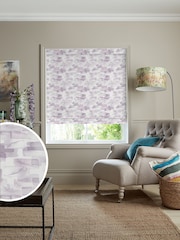 Voyage Berry Purple Salinas Made to Measure Roman Blind - Image 1 of 6