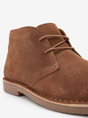 Tan Brown Suede Desert Boots - Image 4 of 5