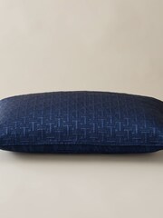 Ted Baker Blue T Quilted Polysatin Cushion - Image 1 of 3
