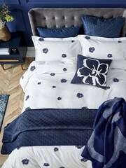 Ted Baker Blue T Quilted Polysatin Cushion - Image 2 of 3