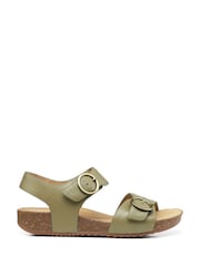 Hotter Light Green Regular Fit Tourist Buckle Sandals - Image 1 of 4