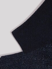 Reiss Navy Seep Single Breasted Flecked Slim Fit Blazer - Image 11 of 11
