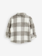 Grey Teddy Fleece Borg Shacket (3mths-7yrs) - Image 6 of 6