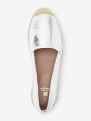 Silver Forever Comfort® Flat Espadrille Shoes - Image 5 of 6
