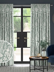 Green Jarrod Made To Measure 100% Cotton Curtains - Image 1 of 9