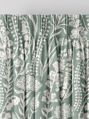 Green Jarrod Made To Measure 100% Cotton Curtains - Image 5 of 9