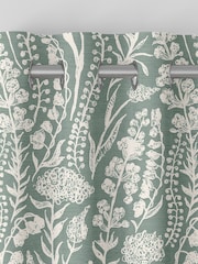 Green Jarrod Made To Measure 100% Cotton Curtains - Image 7 of 9