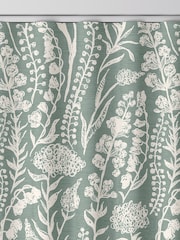Green Jarrod Made To Measure 100% Cotton Curtains - Image 8 of 9