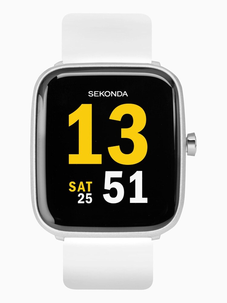 Sekonda Motion White Silicone Strap Smart Watch - Image 1 of 6