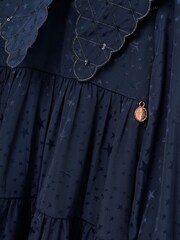 Angel & Rocket Blue Sophia Jacquard Star Dress - Image 6 of 6