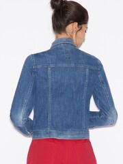 Armani Exchange Blue Denim Jacket - Image 2 of 11