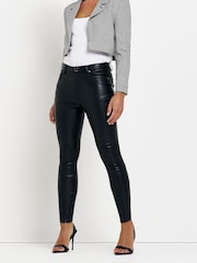 River Island Black Bum Sculpt Trousers - Image 3 of 4