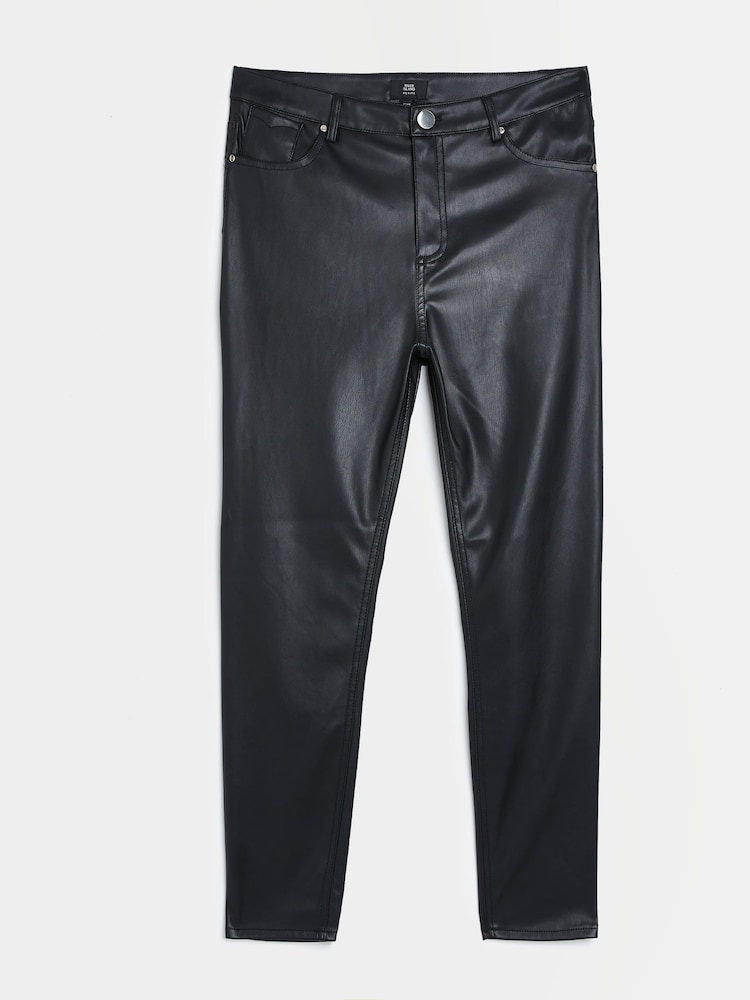 River Island Black Bum Sculpt Trousers - Image 4 of 4 River Island Black Bum Sculpt Trousers - Image 4 of 4