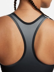 Nike Black Dri-FIT Swoosh Run Long-Line Bra - Image 5 of 8