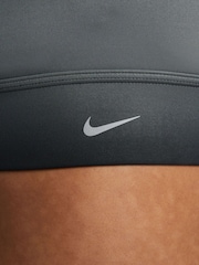Nike Black Dri-FIT Swoosh Run Long-Line Bra - Image 7 of 8