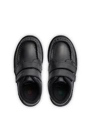 Kickers Black Reason Hook & Loop Double Strap Moccasin Shoes - Image 7 of 8