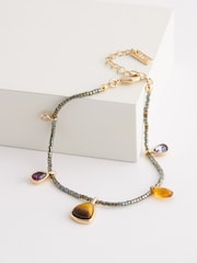 Gold Tone Charm Bracelet - Image 3 of 4