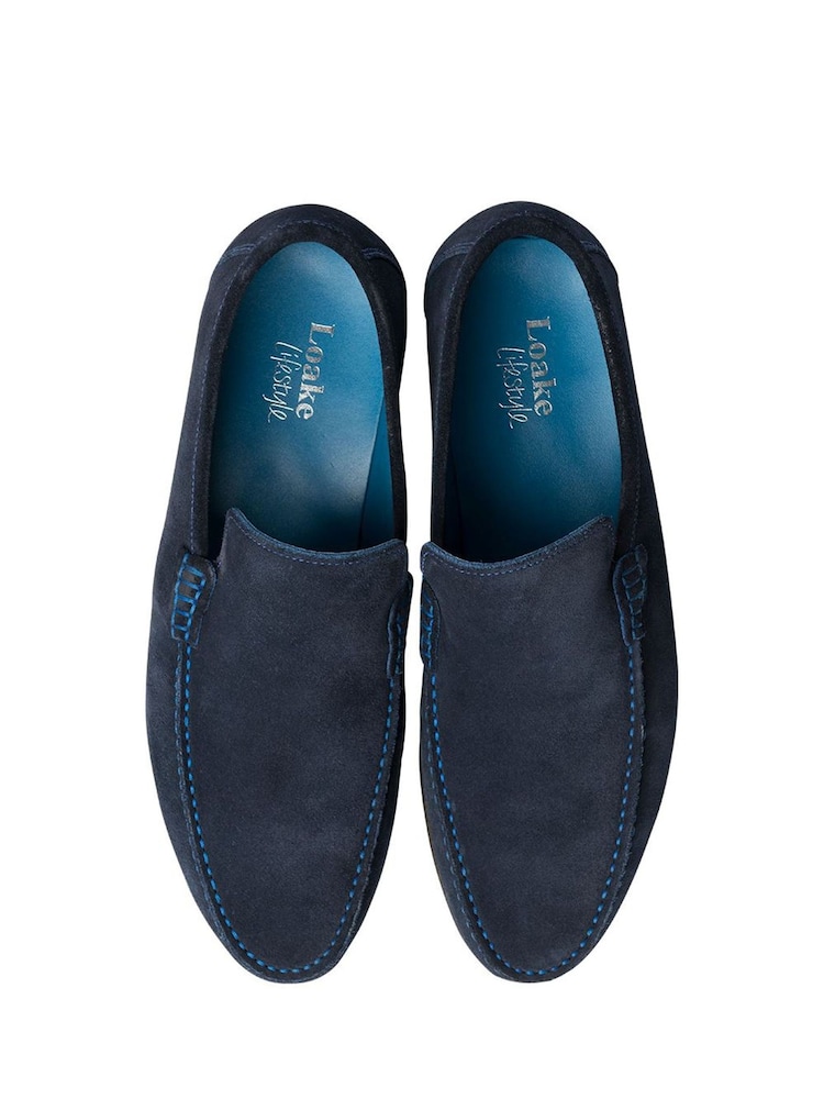 Loake Suede Slip On Shoes - Image 3 of 3