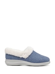 Hotter Blue Hotter Snug Blue Slip-On Slippers - Image 1 of 3