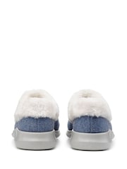 Hotter Blue Hotter Snug Blue Slip-On Slippers - Image 3 of 3