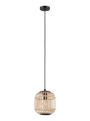 Eglo Black Natural Rattan Bordesley 1 Light Ceiling Light Pendant - Image 2 of 3