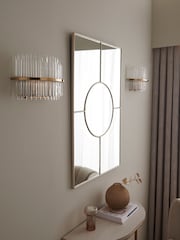 Lipsy Gold Flush Glass Wall Light - Image 5 of 9