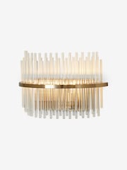 Lipsy Gold Flush Glass Wall Light - Image 9 of 9