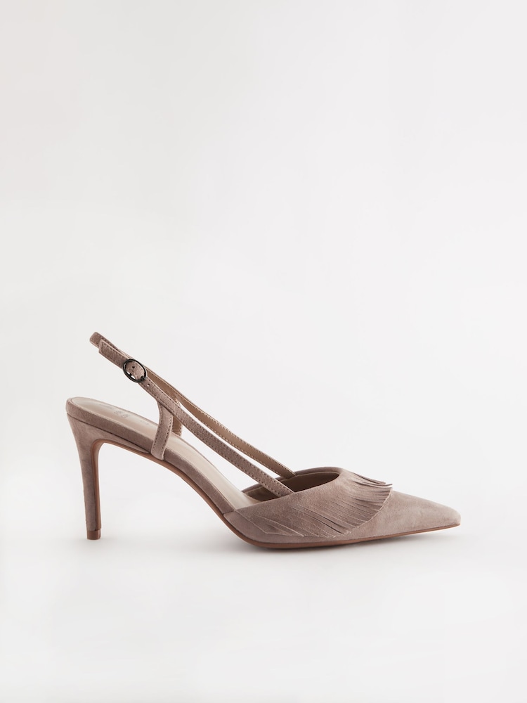 Peščena - Čevlji z visoko peto in resicami Forever Comfort - Slika 2 iz 6 Peščena - Čevlji z visoko peto in resicami Forever Comfort - Slika 2 iz 6