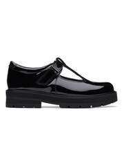 Clarks Black Patent Multi Fit Prague Brill Shoes - Image 1 of 7