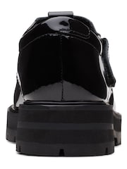 Clarks Black Patent Multi Fit Prague Brill Shoes - Image 6 of 7