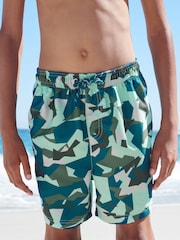 Mineral/Camouflagemuster - Badeshorts (3–16 Jahre) - Bild 1 von 6