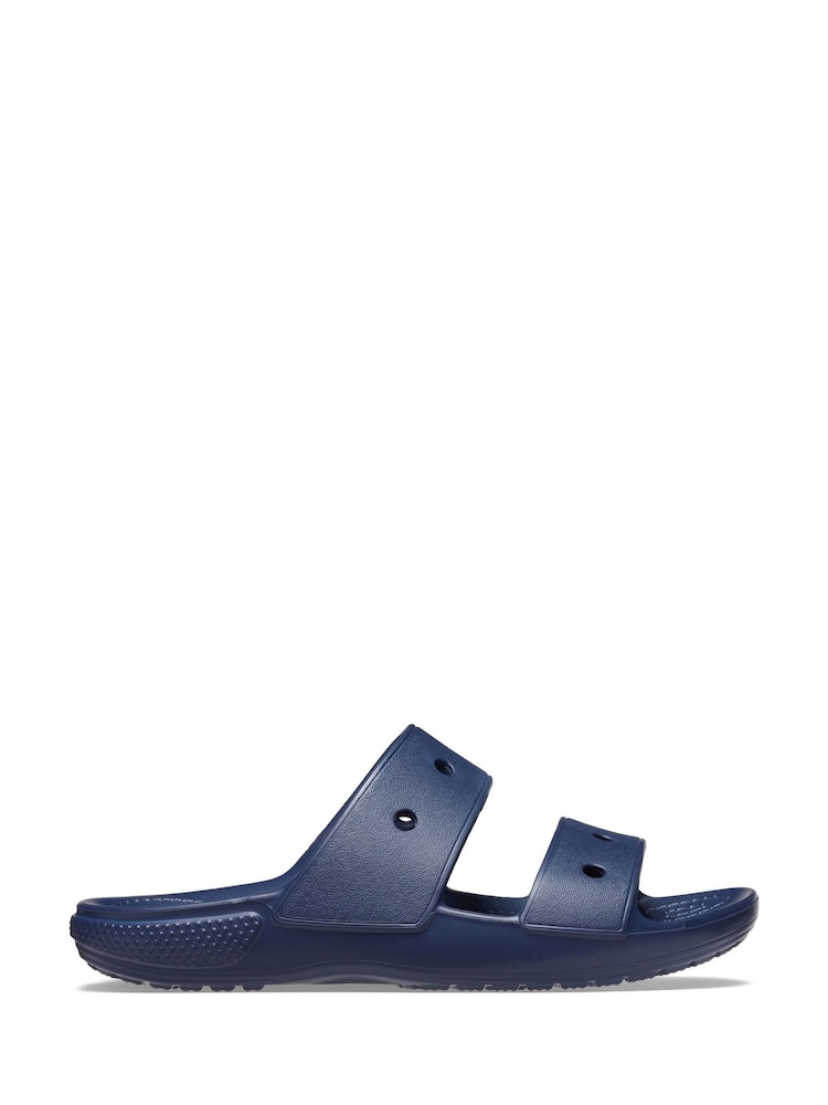 Crocs Blue Kids Classic 2 Strap Sandals - Image 1 of 5 Crocs Blue Kids Classic 2 Strap Sandals - Image 1 of 5
