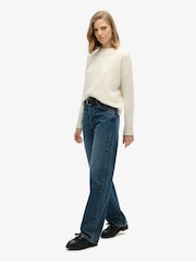 Superdry Light Blue Wide Leg Jeans - Image 2 of 7