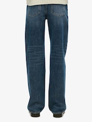 Superdry Light Blue Wide Leg Jeans - Image 3 of 7