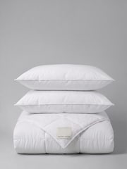 The Set 3 Piece White 10.5 Tog Duvet and 2 Pillows - Image 1 of 1
