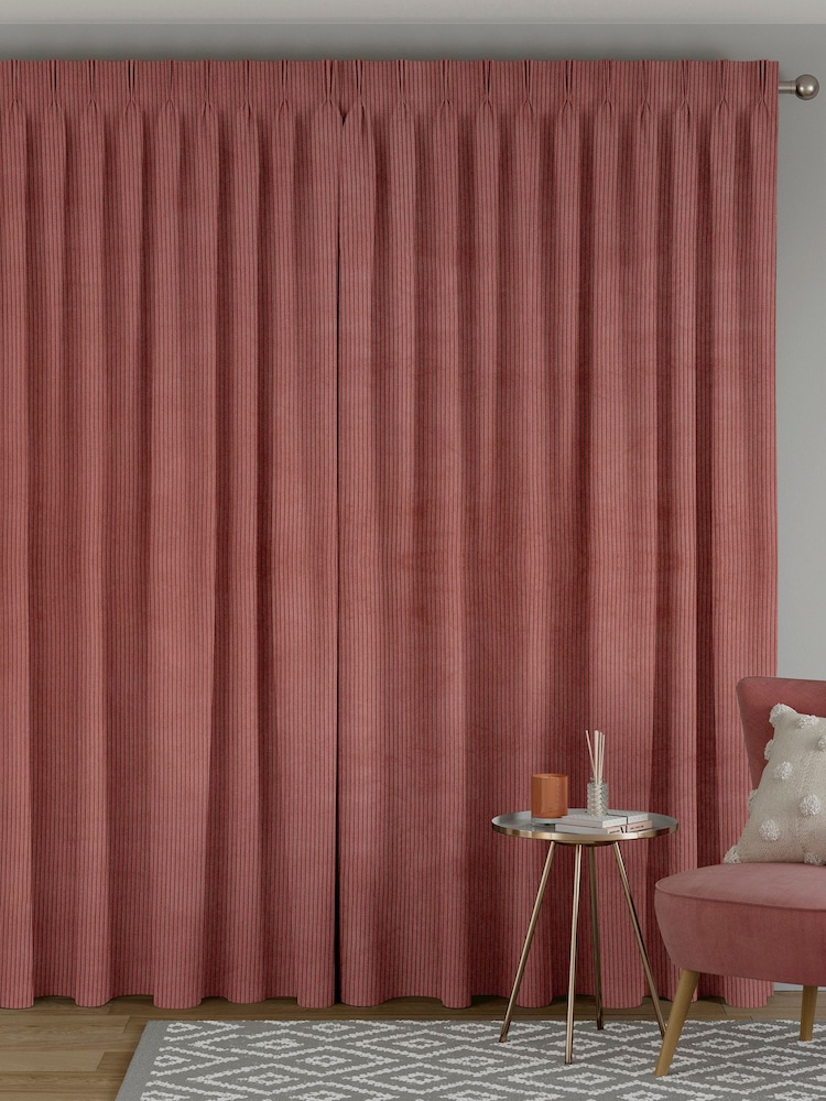 Vintage Pink Jangga Made To Measure Curtains - Image 2 of 9