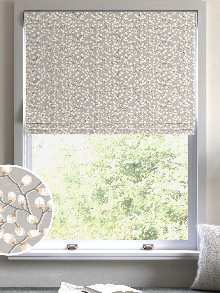 Rust Orange Walsh Made To Measure Roman 100% Cotton Blinds - Image 1 of 6