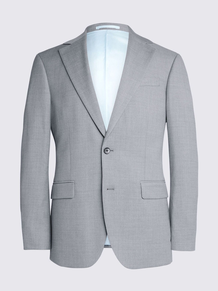 MOSS Grey Stretch Suit Jacket - Image 9 of 9 MOSS Grey Stretch Suit Jacket - Image 9 of 9