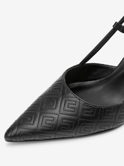 Black Forever Comfort® Point Toe Slingback Shoes - Image 7 of 7