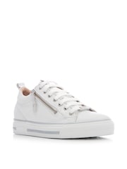 Moda in Pelle Brayleigh Hidden Wedge Trainers With Contrast Counter and Tassle Z - Image 2 of 5