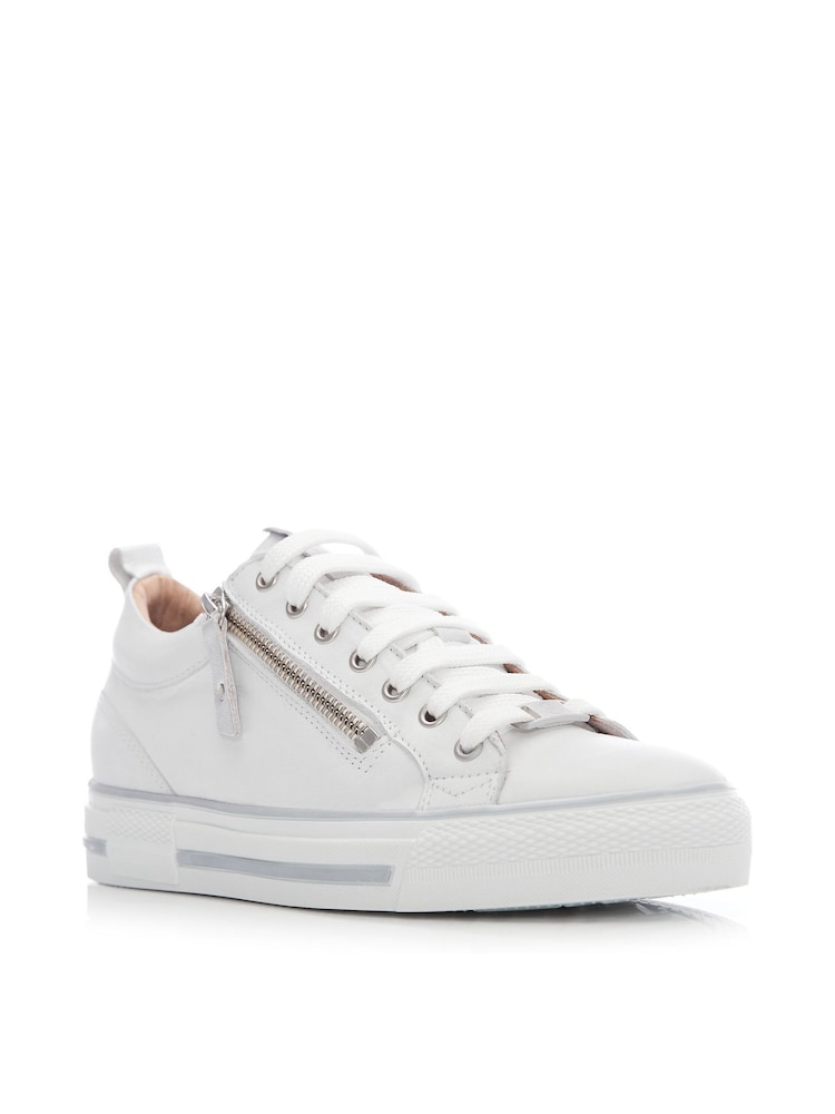 Moda in Pelle Brayleigh Hidden Wedge Trainers With Contrast Counter and Tassle Z - Image 2 of 5